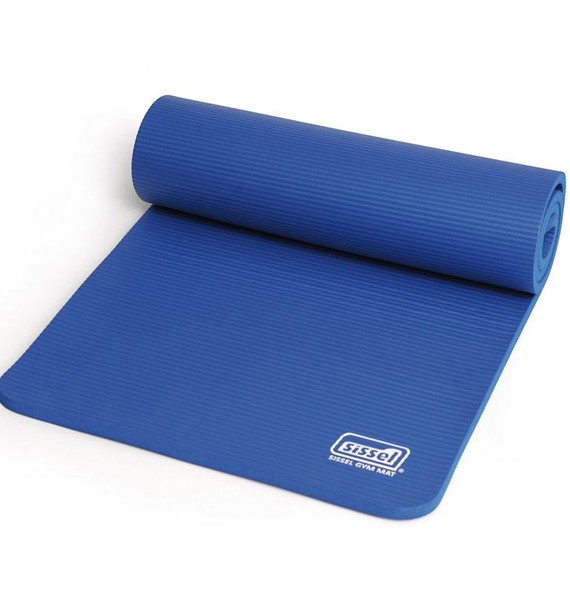 blue yoga mat